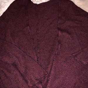 Like new Brandy Melville Maroon cardigan